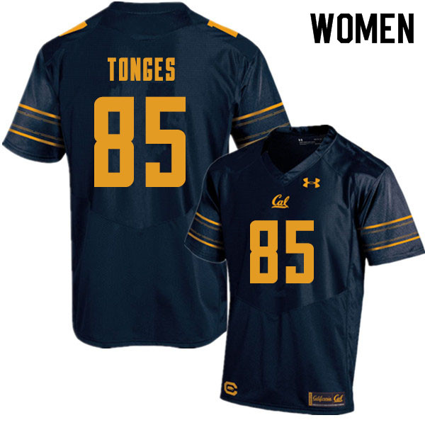 Women #85 Jake Tonges Cal Bears College Football Jerseys Sale-Navy